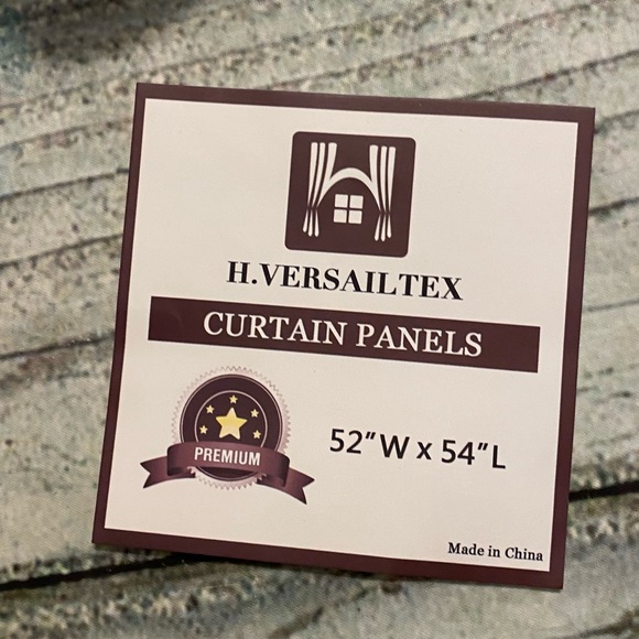 New H.VERSAILTEX Linen Curtains Natural
Linen Mix Semi-Sheer Curtains 2 Panels. - Picture 4 of 7